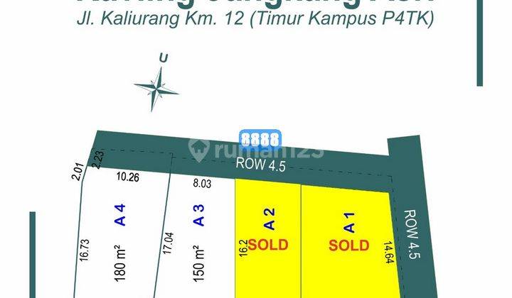 Tanah Dekat Pasar Jangkang, SHM Pekarangan Termurah 2