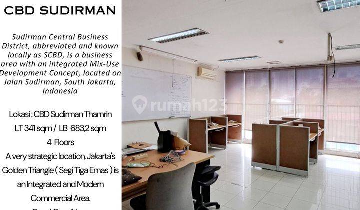 Jual Kantor Cbd Sudirman, 683,2m2 Lokasi Sangat Strategis Dan Bergengsi, 4 Lt, Kondisi Bagus, Only 20 M, Call Me Immediately David Supit 0812 9709 7777 1