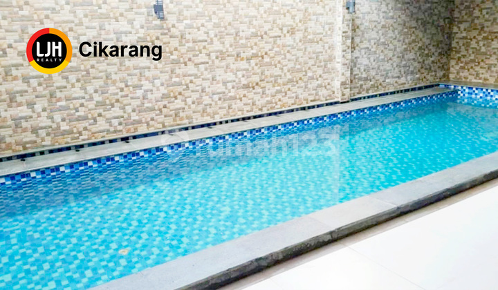 Sewa Rumah Siap Huni dengan Kolam Renang Beverly Lippo Cikarang 2