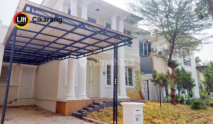 Dijual Rumah Cluster Oakwood Lippo Cikarang Terawat Depan Taman