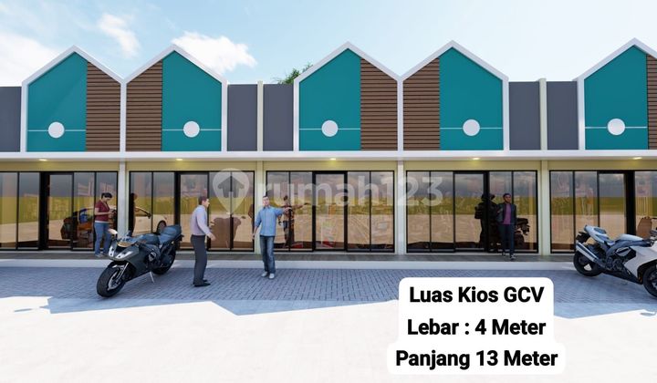 KIOS USAHA DI JALAN UTAMA PERUMAHAN Ruang Usaha