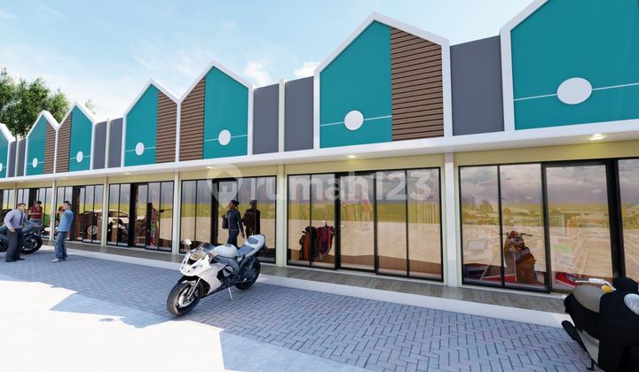 Kios Usaha modern  di jalan utama dekat kawasan industri mm.2100