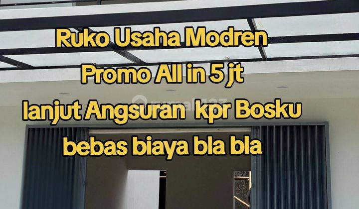 Ruko Modern usaha strategis jln utama perumahan  1
