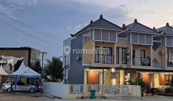  Rumah di jual setu 2 lantai ornamen Bali modern  2