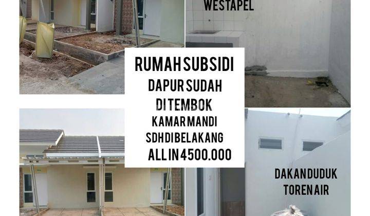 Rumah Subsidi Modern Konsep Siap Huni Di Bekasi  1