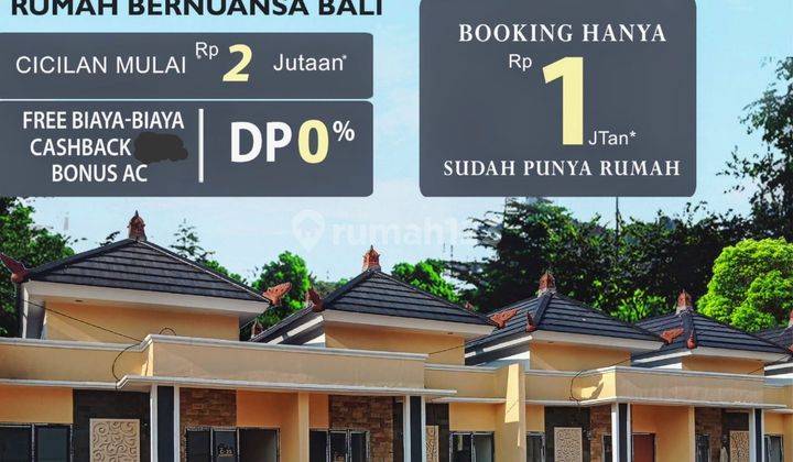 Rumah Konsep Bali Modern.dekat Bekasi Timur Kota Bekasi  1