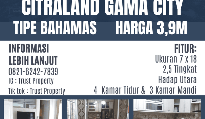 Komplek di Citraland Gama City Cluster Bahamas 1