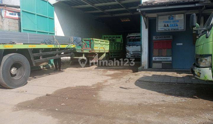 Gudang strategis akses kontainer di  mainroad jalan cisaat kutawaringin kabupaten bandung  2