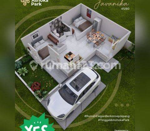 Rumah real estate murah berkonsep jepang