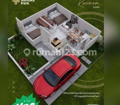Rumah real estate murah berkonsep jepang