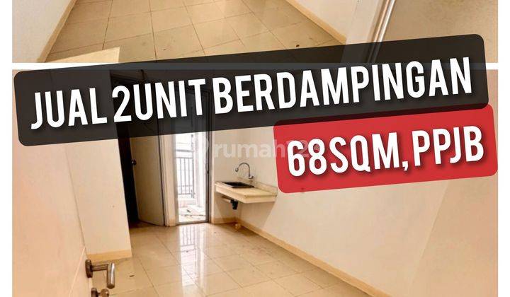 Jual 2 unit Apartemen Bassura City 4 Kamar Tidur 1