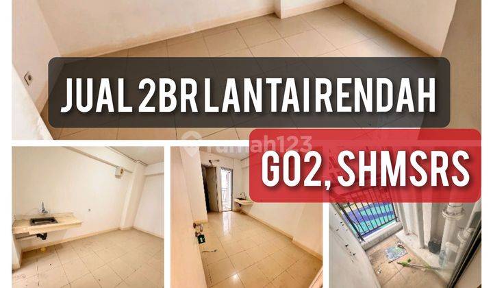 Jual Cepat 2 Kamar Tidur Apartemen Bassura City hadap kolam lantai rendah  1