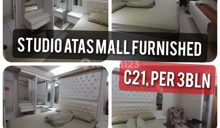 Sewa apartemen Bassura City posisi atas mall type studio  1