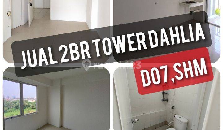 Jual 2BR SHM lantai rendah Apartemen Bassura City 2