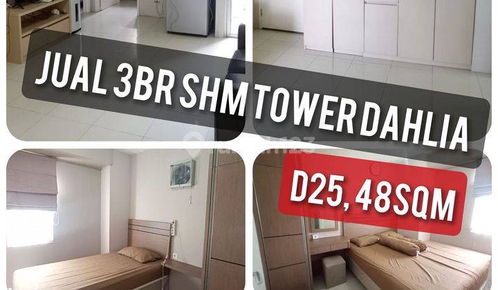 Jual Cepat 3BR SHM Apartemen Bassura City tower Dahlia  1