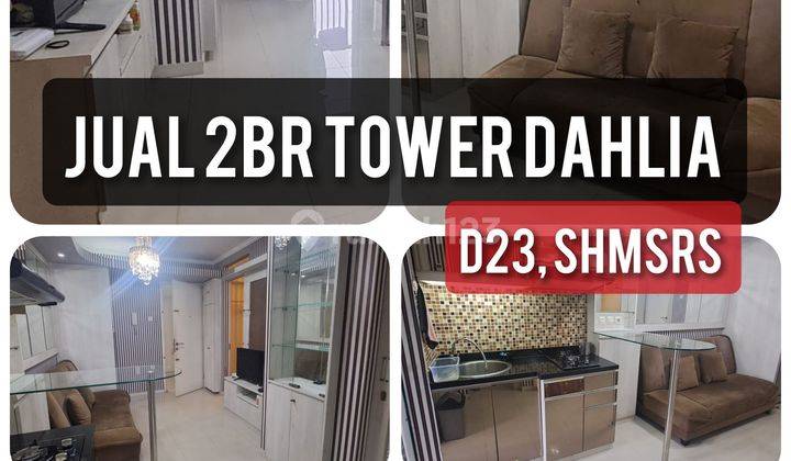 Jual Apartemen Bassura City 2 Kamar Tidur Furnished tower D 1