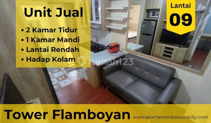 Jual 2BR Bassura City Apartemen Furnished Hadap Kolam  1