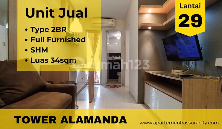 Jual 2br Atas Mall Apartemen Bassura City Tower A 1