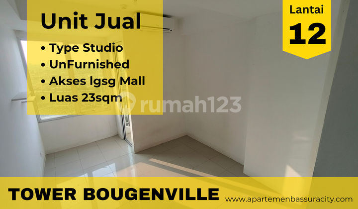 Jual Type Studio Tower Bougenville Akses Langsung Dari Mall Apartemen Bassura City 1