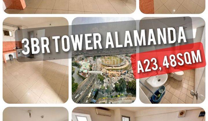 Jual 3BR Apartemen Bassura City Tower Alamanda 