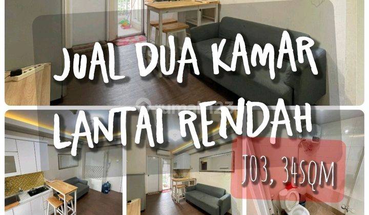 Jual 2 Kamar Lantai Rendah Apartemen Bassura City 1