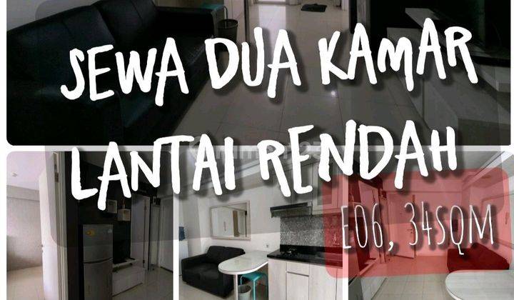 Sewa 2br Lantai Rendah Apartemen Bassura City 1