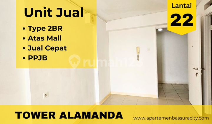 Jual 2kamar Atas Mall Apartemen Bassura City Atas Mall