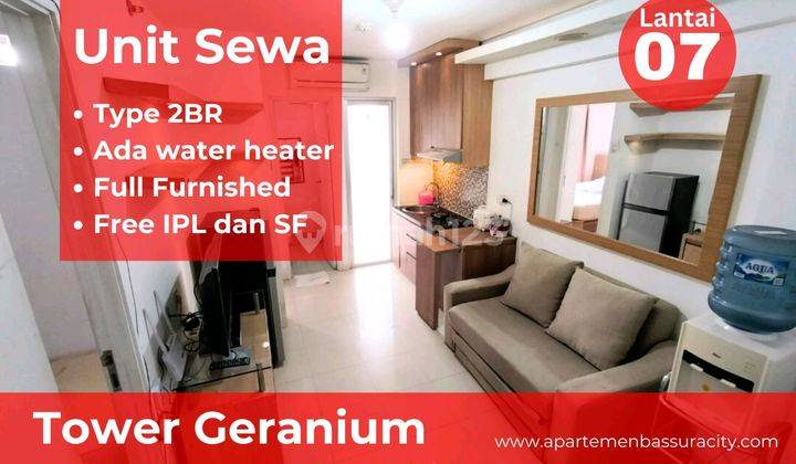 Sewa 2br Furnished Ada Water Heater Apartemen Bassura City 1