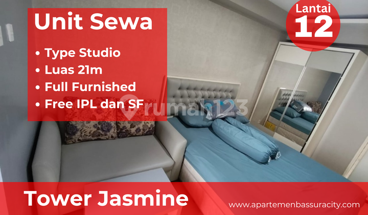 Rent Furnished Studio Apartment Bassura City Tower Jasmine