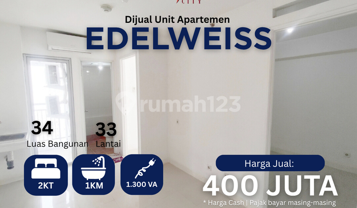 For Sale 2br Edelweiss Tower Bassura City Apartment Call Maula