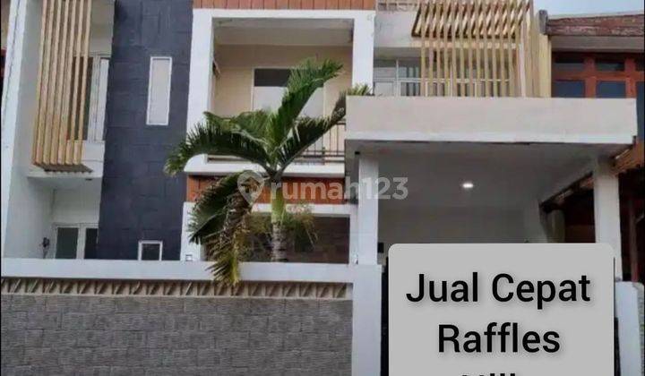 Rumah 2 Lantai Bagus Unfurnished SHM di Raffles Hills Cibubur, Jakarta Timur 1