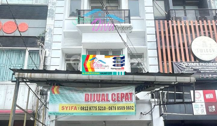 Dijual Ruko di Jalan Utama Pulo Ribung Galaxy di Depan Kecamatan dan Puskesmas Bekasi Selatan