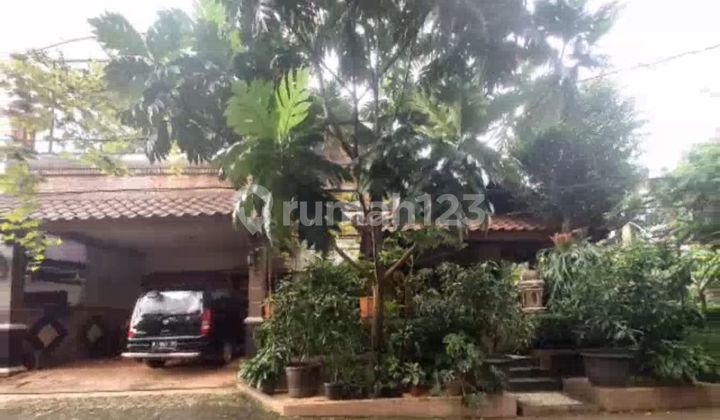 RUMAH JOGLO ANTIK & FULL FURNISHED KAYU JATI DI PERUMAHAN JATIBENING BEKASI POSISI HOOK 2