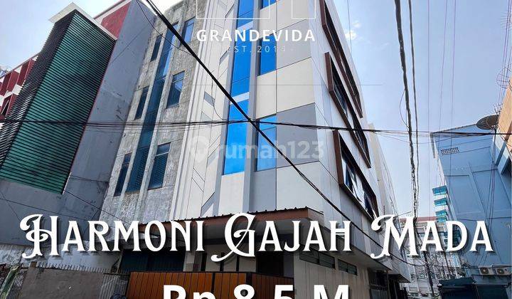 DIJUAL CEPAT KOS-KOSAN HARMONI GAJAHMADA : EXCLUSIVE BARU, 23 KAMAR, LOKASI STRATEGIS, 100% TERHUNI, ROI 8-10%/THN, FULLY FURNISHED, NEGO SAMPAI JADI 1