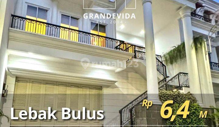 DIJUAL CEPAT RUMAH LEBAK BULUS : TOWNHOUSE BRAND NEW, MODERN CLASSIC, LIMITED UNITS AND COMFORTABLE, NEGO SAMPAI JADI 1