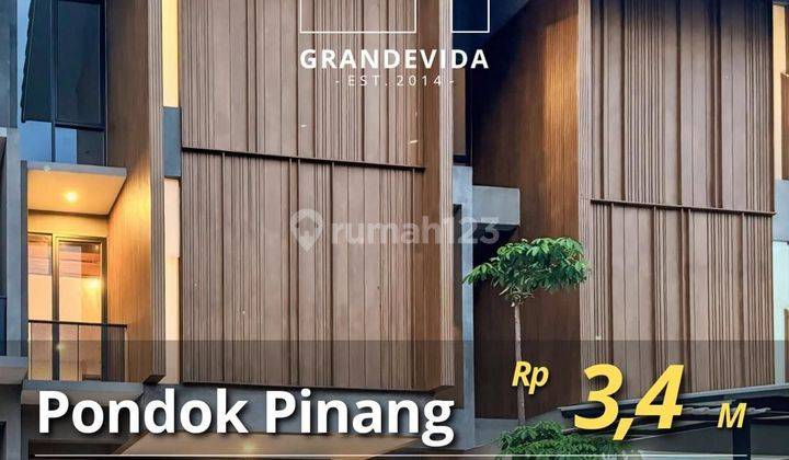 DIJUAL CEPAT RUMAH DEKAT PONDOK INDAH : BRAND NEW TOWNHOUSE TOTAL 14 UNIT, BANGUNAN 3 LANTAI PLUS ROOFTOP, COMPLETION 2023, UNIT TERBATAS 1