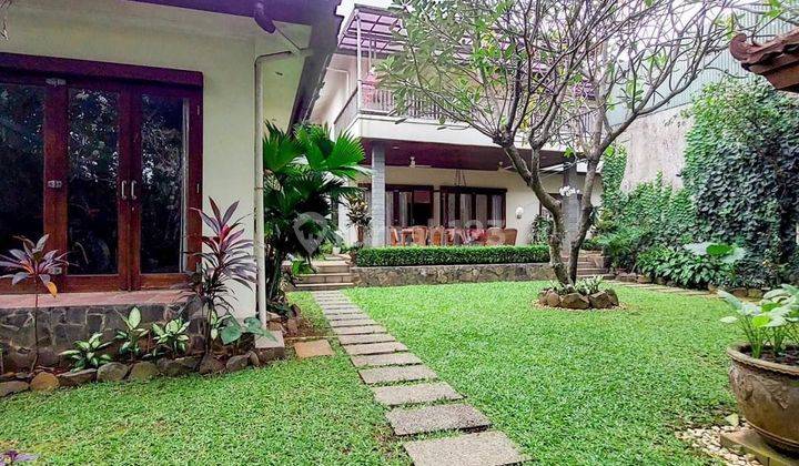 DIJUAL CEPAT RUMAH RAGUNAN : DESIGN MODERN TROPICAL HOUSE, FULLY FURNISHED, TANAH LUAS, NEGO SAMPAI JADI 2