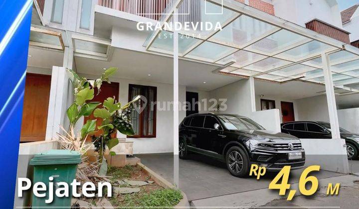 DIJUAL CEPAT RUMAH PEJATEN : DALAM TOWNHOUSE, BANGUNAN 2 LANTAI SIAP HUNI DAN TERAWAT, NEGO SAMPAI JADI 1