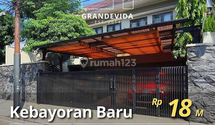 Dijual Cepat Rumah Kebayoran Baru : Rumah Terawat Dan Siap Huni, Bangunan 2 Lantai, Lokasi Strategis 1