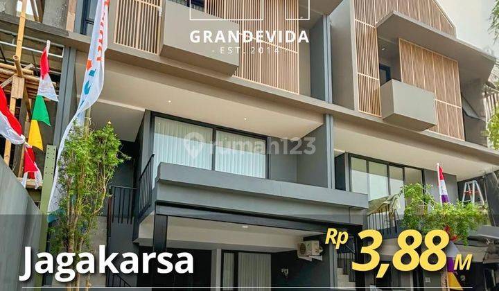 Dijual Cepat Rumah Jagakarsa : Brand New Dalam Townhouse, Bangunan 3 Lantai, Unit Terbatas 1