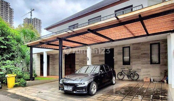 Dijual Cepat Rumah Kemang : Rumah Mewah Gaya Vila Di Bali, Dalam Townhouse, Private Pool Dan Balkon Luas 2