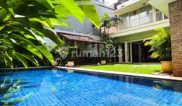 2-Story House in Senayan Bintaro with Swimming Pool in a Premium Location