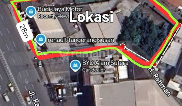 Sewa Jual Kavling Serpong Raya Tangerang 2550