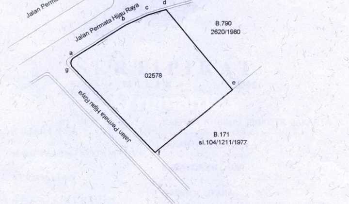 FOR SALE PERMATA HIJAU RAYA COMMERCIAL PLOT CORNER RARE AVAILABILITY FOR SALE PERMATA HIJAU RAYA COMMERCIAL PLOT CORNER RARE AVAILABILITY