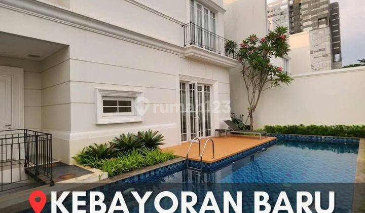 Kebayoran Baru Townhouse Private Pool Cozy Living Siap Huni 1