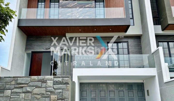  Rumah Citraland South Emerald 3 Lantai Megah Super Minimalis