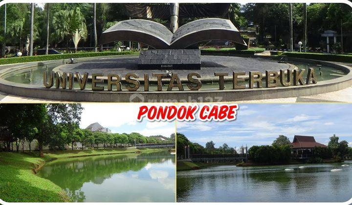Rumah 2 Lantai Besar Type 72 Dekat Universitas Terbuka Pondok Cabe