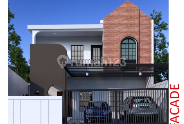 Rumah 2 Lantai Baru Dalam Proses Bangun di Sawojajar 2, Malang