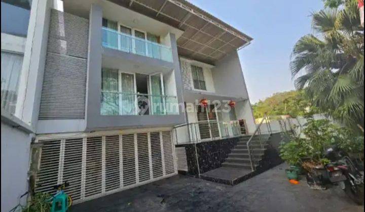 Dijual Rumah 3.5lt Boulevard, Full Furnish, Ada 1 Office Dan 1 Gudang, Shm di Citra 6, Pegadungan, Kalideres, Jakbar 1