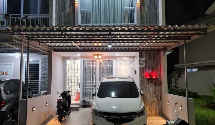 Dijual Rumah 2 Lantai Full, Posisi Hoek, Full Furnished Interior, Ada Pintu Belakang, Bebas Banjir, Cluster Baru, Ada Laundry Area di Palm Blossom, Taman Surya, Jakarta Barat 1
